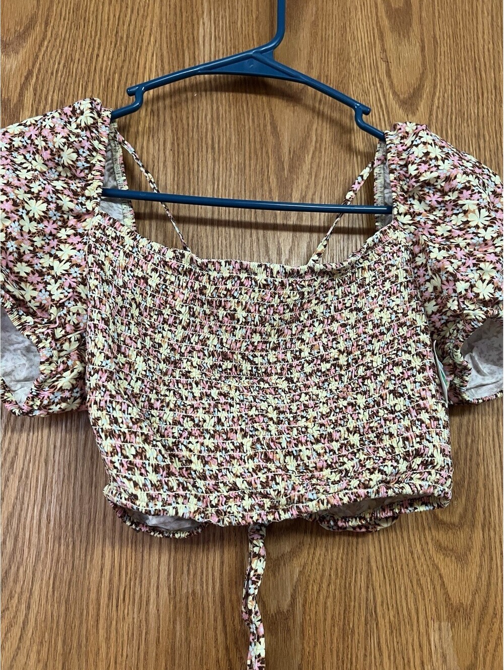 Maaji Meadow Radiant Riley Crop Top In Natural Meadow Autumn Floral S